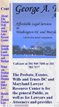 Mobile Screenshot of dcandmdprobatelawyer.com